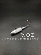 Load image into Gallery viewer, Short Shank Tube Jigs 2pk